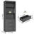 Kahler 70.9'' H x 23.6'' W Standard Bookcase with 3 Drawers-1131718128