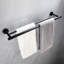Porte-serviettes de salle de bain moderne 5 - aluminium, support mural noir mat et polyvalent pour la maison Installation facile Étapes en aluminium 5 pièces de qualité-1308781886