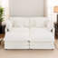Canapé modulaire moderne en velours côtelé, repose-pieds double, poches de rangement doubles,-1741337719