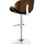Élégant tabouret de bar avec tabouret de style Mid-Century noir et décoratif: