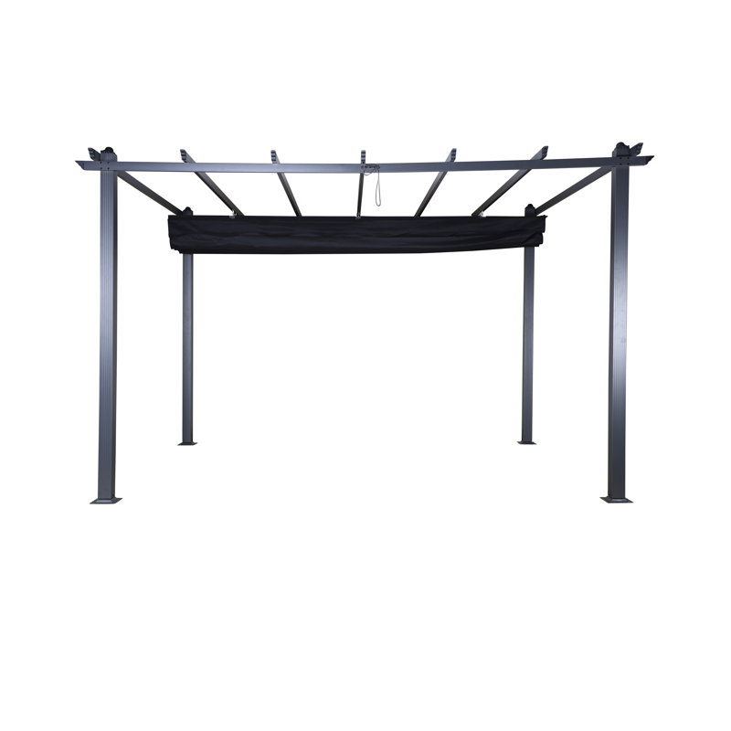 Hales Black Aluminum Roof for Pergola, Black