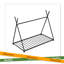 Lit plateforme House avec structure triangulaire-114244243