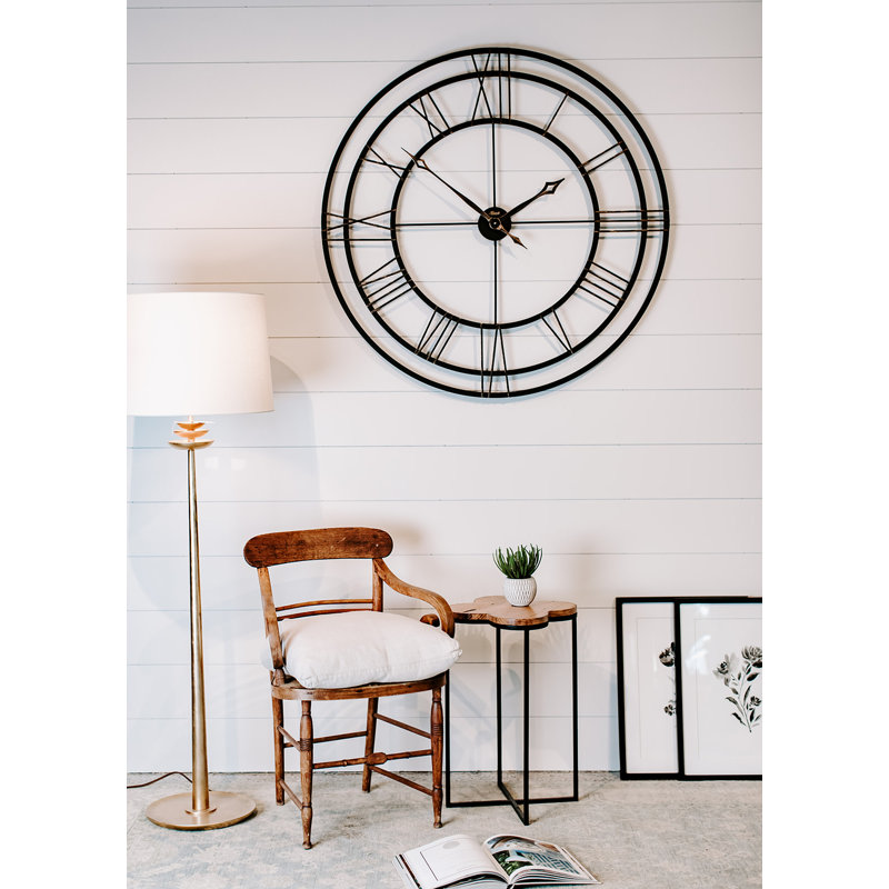 Metal Analog Wall Clock