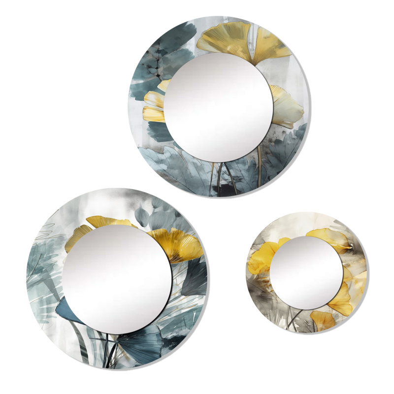 Combe Metal Round Mirror