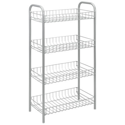 25cm W Metal Storage Rack