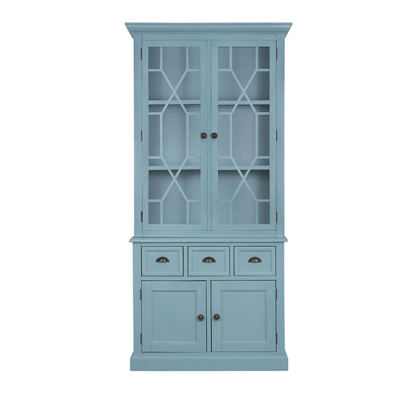 Armoire / crédences 39,4 x 18 x 83 po, Bleu