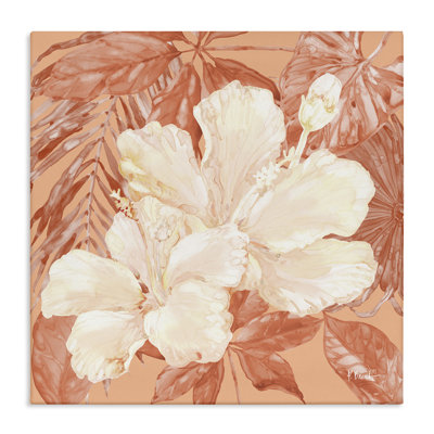  Hibiscus Flower Bunches Canvas Wall Art by Paul Brent