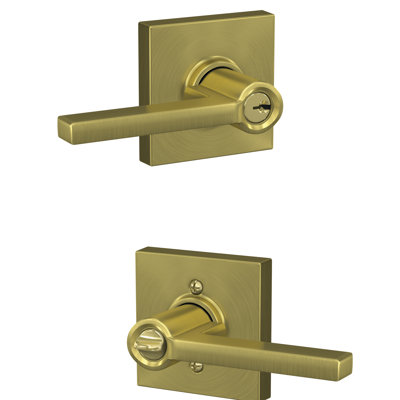 Latitude Keyed Entry Lever with Collins Trim