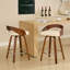 Tabourets de bar rembourrés en similicuir Riggan-1862300671