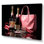 Pink and Black Fashion Bag Champagne I - Print