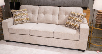 Larimer Sofa, Beige Polyester
