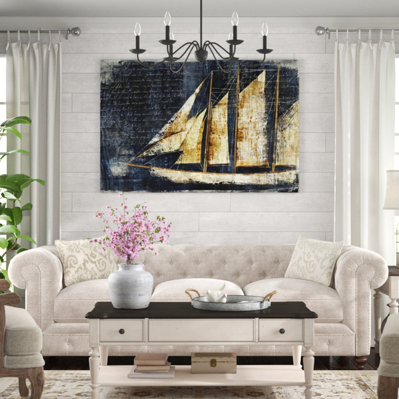 «Midnight Sail» par Zoey Riley - impression, Plexi, H 40 po x l 60 po