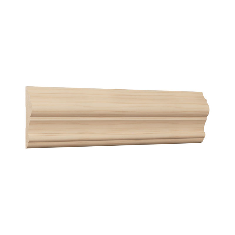 Alder Solid Wood Chair Rail Moulding 96" Length