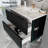Aqualuxe Modern Wall-Mounted Floating Vanity with Ceramic Sink-118690817-118690816