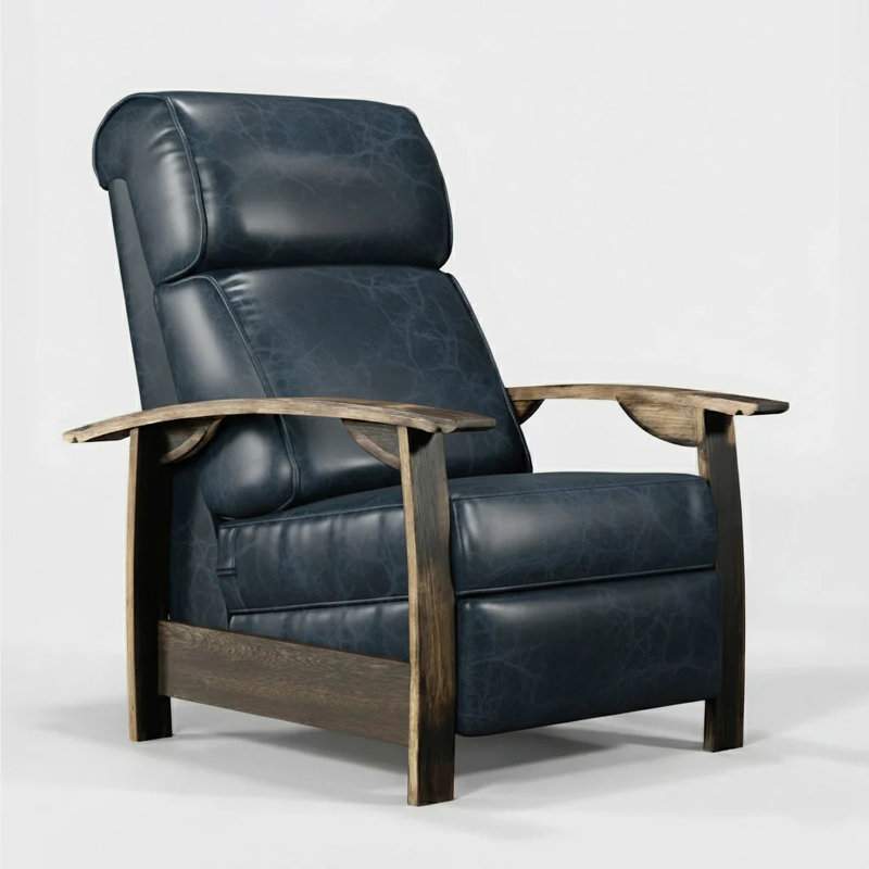  Whiskey Barrel Recliner - Saloon Gray, Blue