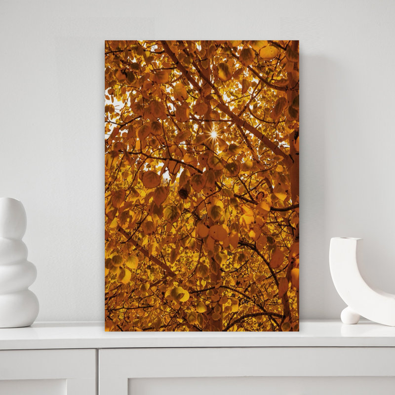 Guanella Pass Sunburst Abstract Contemporary Art, H 18 po x l 12 po