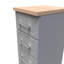 Fully Assembled Berti 5 - Drawer Chest of Drawers-1104672413