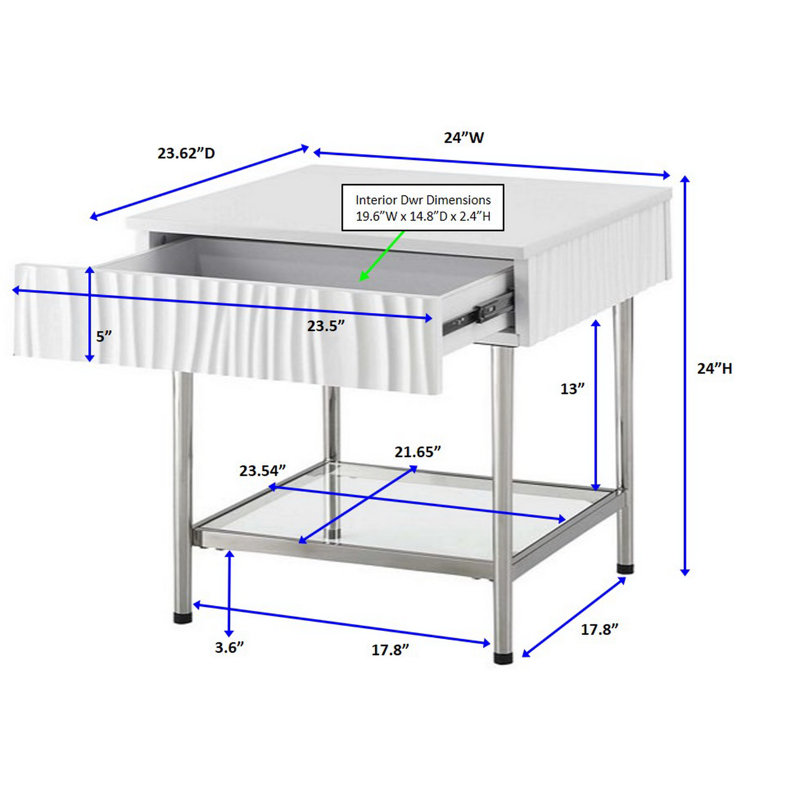 End Table with Storage