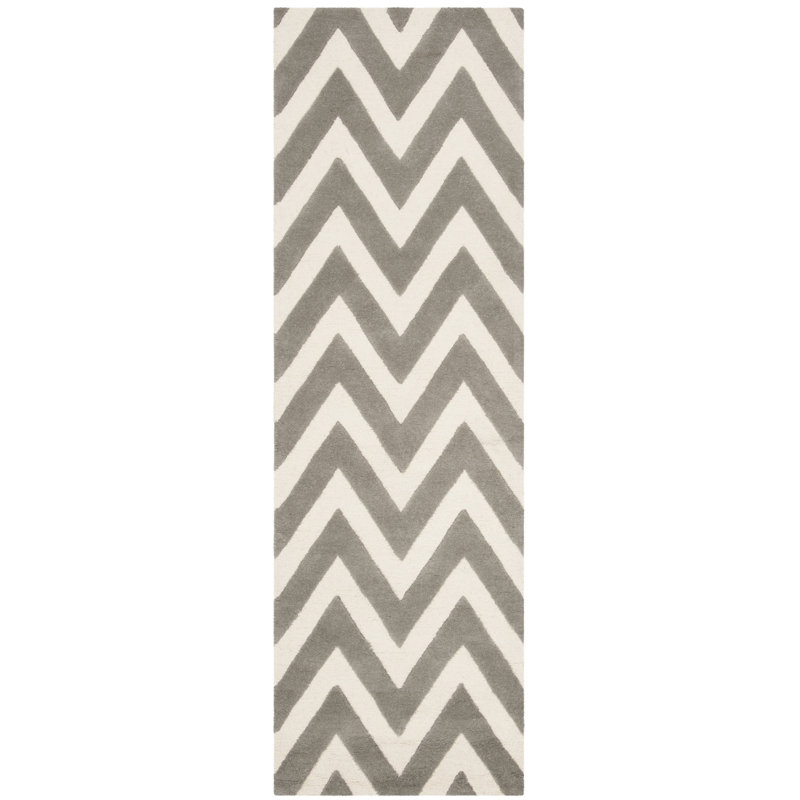 Krystyna Hand Tufted Wool Rug, Runner 2'6" x 8'