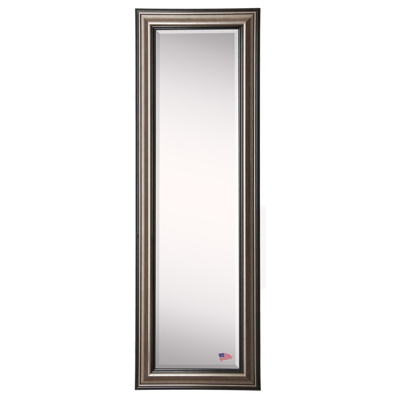 Wood Flat Mirror, 60" H x 21" W