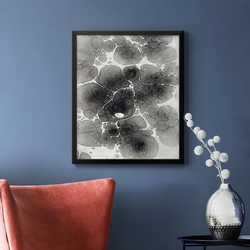 Toile encadrée de qualité supérieure Marbler, H 24 po x l 20 po, Noir