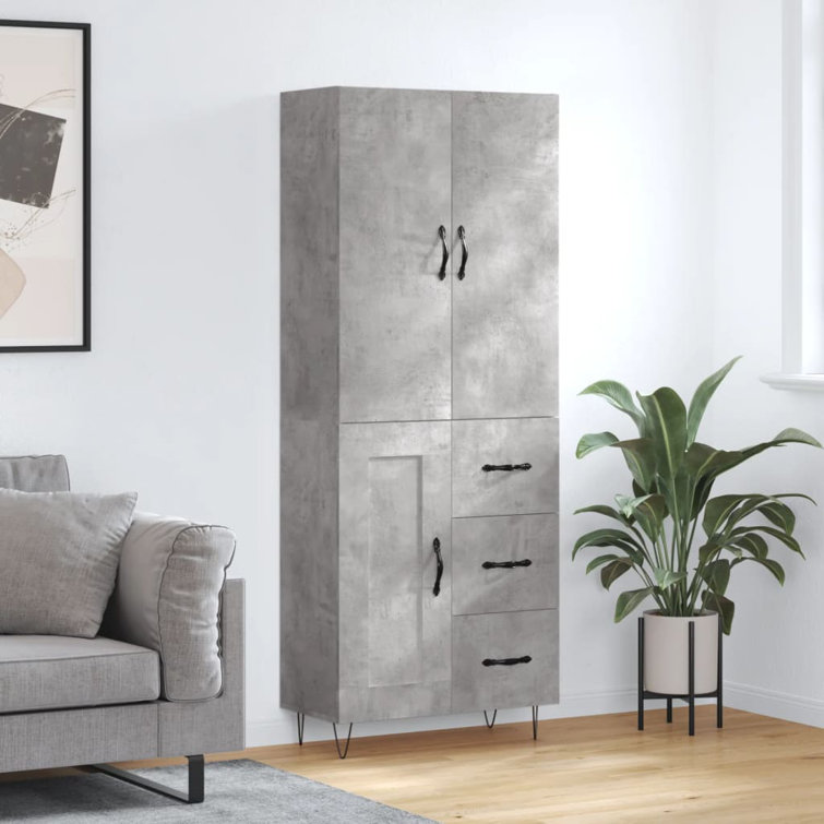 Williamsport 69.5 Cm Wide 3 Drawer Highboard