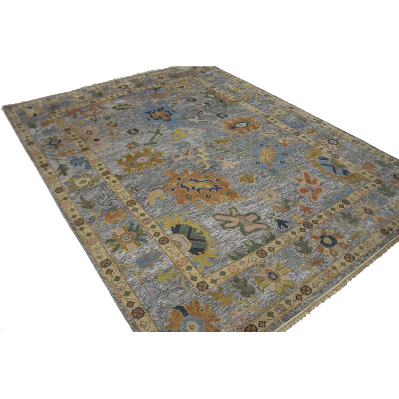 Tapis oriental Oushak Chobi Mute