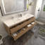 Ensemble de meuble-lavabo double mural 72 po Damilola-1744381010