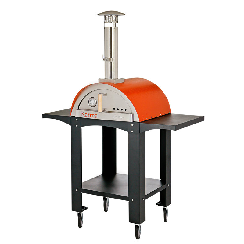 Four à pizza en acier inoxydable Karma, Orangé