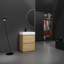 Meuble-lavabo pour salle de bain avec lavabo simple, meuble-lavabo sous-comptoir moderne avec double tiroir, meuble-lavabo autoportant, bois d'ingénierie, chêne-1945381184