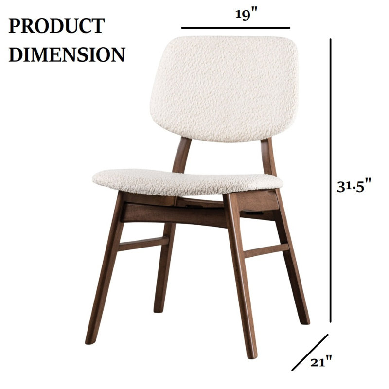 Chaise de salle à manger 2Pc