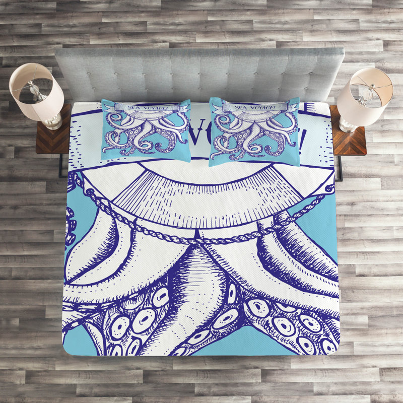 Coastal Polyester Coverlet