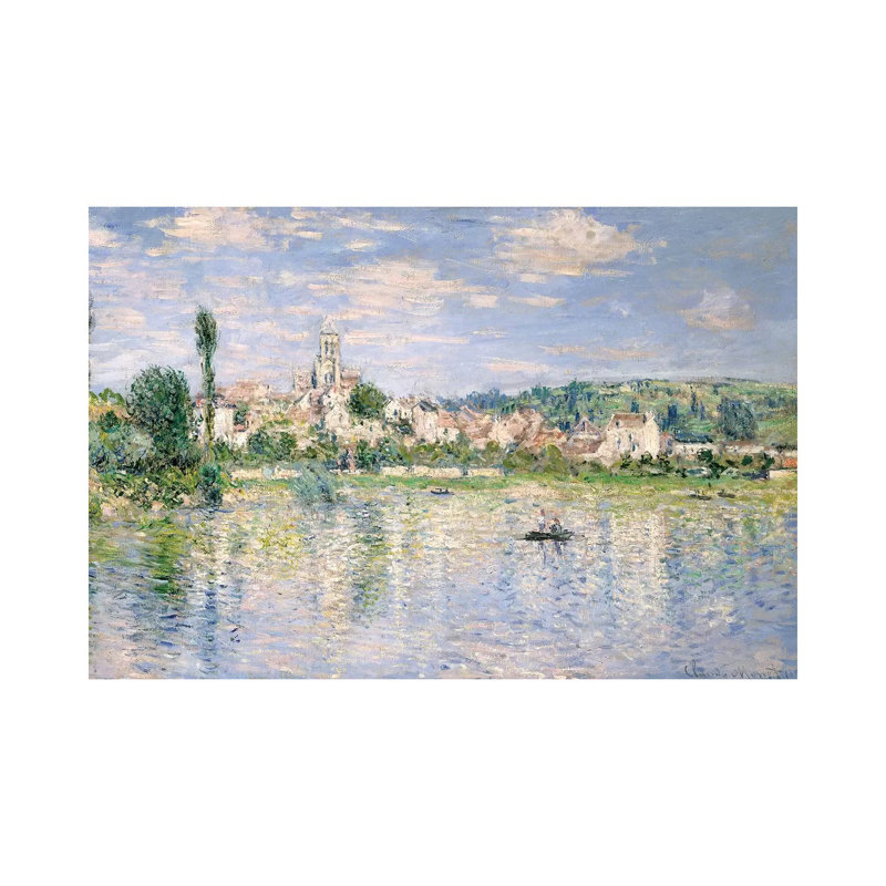 Vetheuil In Summer, 1880 by Claude Monet - Wrapped Canvas Print, 66.04 cm H x 45.72 cm W x 3.175 cm D