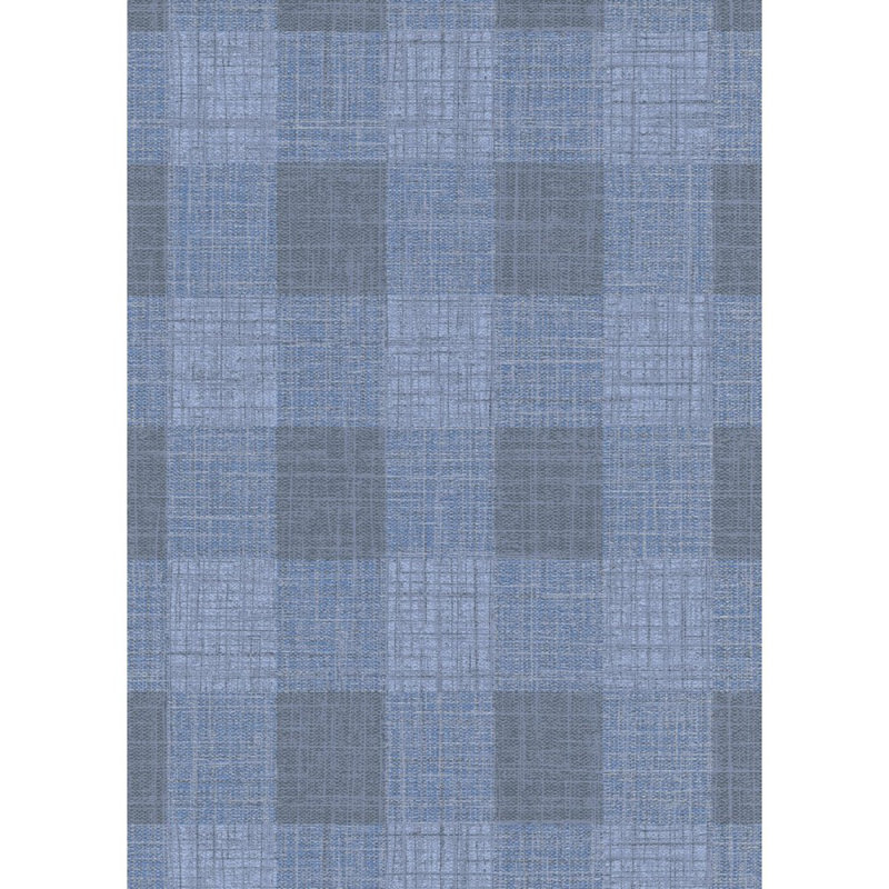 Laqwan Checkered Roll, Blue/Gray