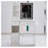Length 11.8" X Width 15.7" X Height 63" Simple Stylish Dressing Mirror Cabinet, Full Body Mirror Cabinet, Extra Large Mirror, Multi Layer High Capacity Storage, Use Alone Or In Conjunction With Vanity