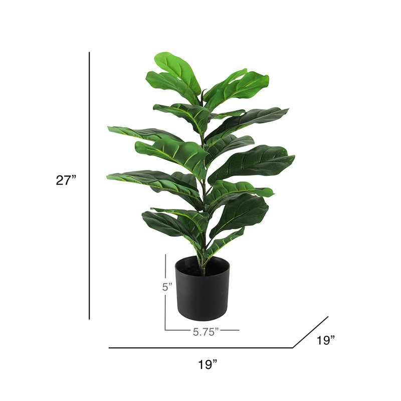 Figuier artificiel 27 po en pot