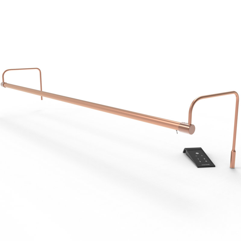 Cadre lumineux à DEL enfichable Orren Ellis Tru-Slim, SLEDV43, Cuivre