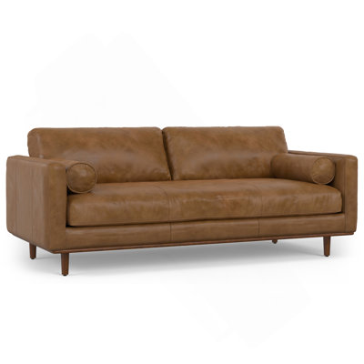 89" Sofa - Caramel Brown