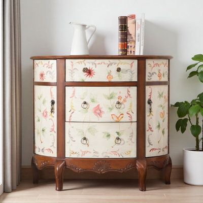 American Retro Painted Decorative Cabinet