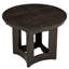 Table de salle à manger extensible ronde TopMAX avec rallonge amovible de 16 pouces pour les petits espaces, espresso