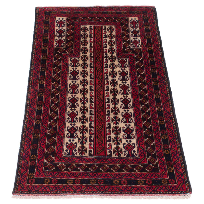 Tapis rouge Dequita 2 pi 10 po x 4 pi 6 po