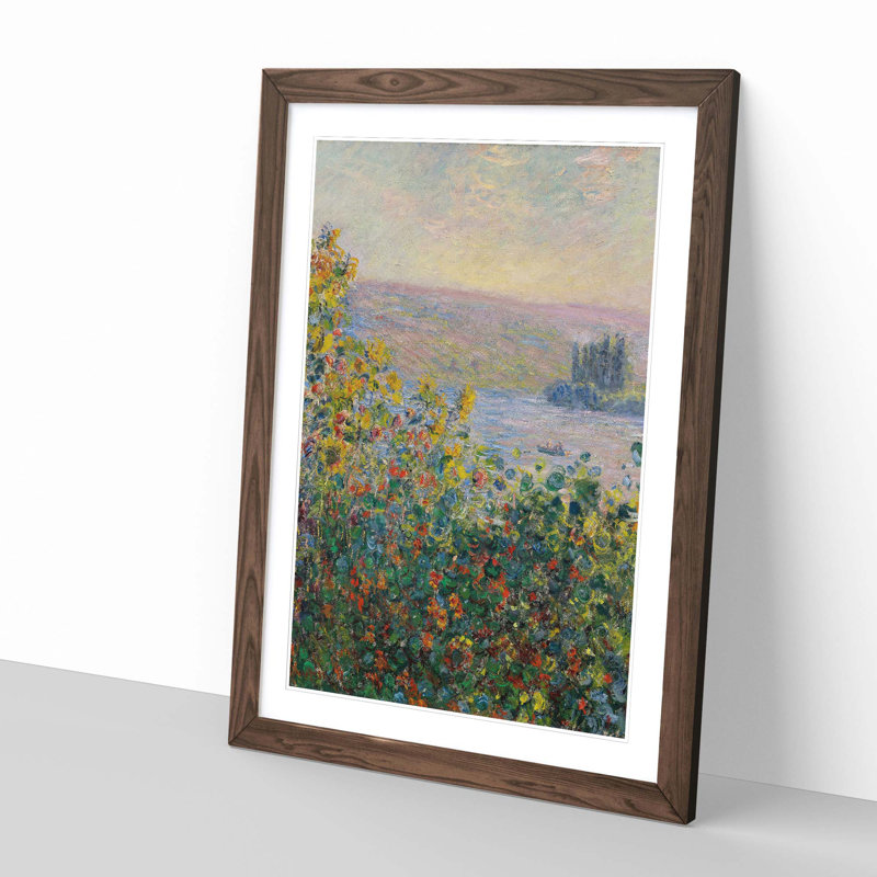 Claude Monet - Single Picture Frame Painting, Walnut