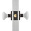 Classic Rosette with White Porcelain Door Knob-956368017-942627905