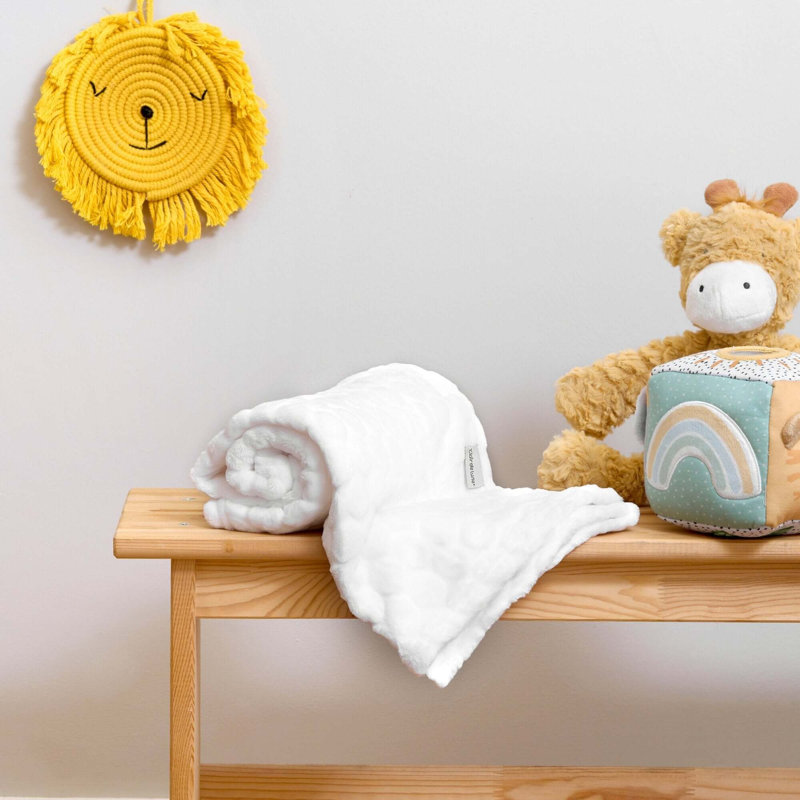 Marshmallow Baby Blanket, White