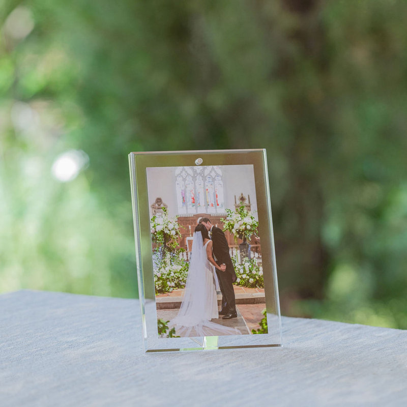 Clear Beveled Picture Frame, 5" x 7"