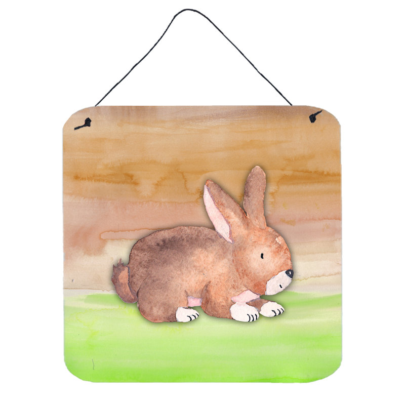 Décoration murale en métal lapin Beulah