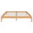 Wood Platform Bed Frame, With Wood Slat Support-1975263745