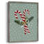 «Peppermint Snowman Collection B», reproduction encadrée - bois massif-1525822217