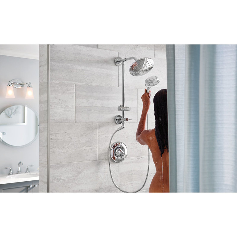 Moen Annex Rail Slide Bar Shower Pipe, Chrome
