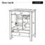 Meuble-lavabo moderne de 24 po avec lavabo en céramique, pieds en bois massif, tiroirs et porte à fermeture en douceur, support de rangement, finition de surface peinte-1916275113